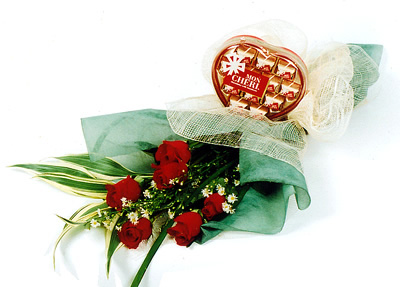 Hoa hồng & sô cô la HV-L-332 (ID: HV-L-332) 