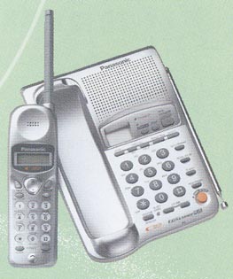 Điện thoại để bàn không dây Panasonic (ID: HV-GOL-VTH_KX_TC1231BXS) 