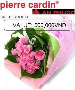 Gifts to Vietnam. Hochiminh city only - Flowers bouquet and Fashion clothing (ID: HV-NH-V-9062) 