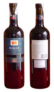 Vin de pays Merlot, 750 ml/12.5, Made in France (ID: HV-NH-W-809) 